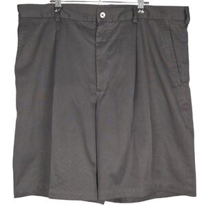 Nike Golf Shorts Mens‎ 38 Black Dri-Fit Pleated Lightweight 9" Inseam Casual